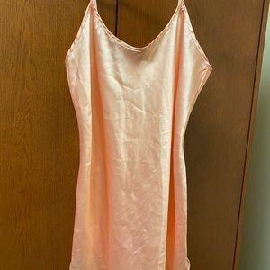 Peachy/Salmon Slip Dress